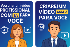 Eu vou criar vídeo profissional utilizando ia