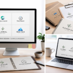 Eu vou Fazer criações de logos simples e minimalistas