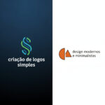 Eu vou Fazer criações de logos simples e minimalistas
