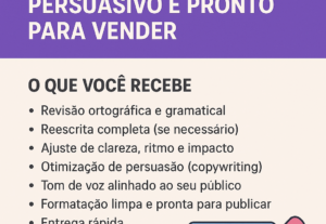 Eu vou transformar seu texto simples em um conteúdo prof.