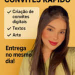 Eu vou Criar Convites Digitais Rápidos.