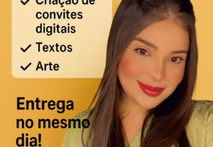Eu vou Criar Convites Digitais Rápidos.