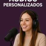 Eu vou fazer gravação de áudio profissional personalizado