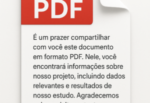 Eu vou Transformar seu texto em pdf bonito e profissional