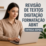 Eu vou Fazer revisão e digitação de textos.