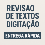 Eu vou Fazer revisão e digitação de textos.