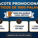 Eu vou criar 3 artigos profissionais com mais de mil palavra...