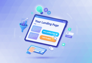 Eu vou fazer uma landpage funcional, com cta dos seus link