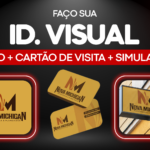 Eu vou Criar Sua ID. Visual + Simulações + Cartão de Visitas