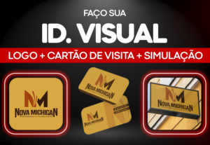 Eu vou Criar Sua ID. Visual + Simulações + Cartão de Visitas