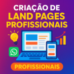Eu vou fazer sua land page profissional.
