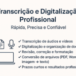 Eu vou Digitalizar E transcrever documentos