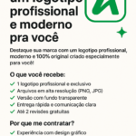 Eu vou fazer um logotipo profissional e moderno pra você