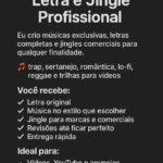 Eu vou Criar Jingles Comerciais Profissionais
