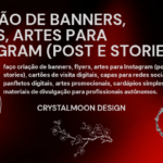 Eu vou criar banner ou flyer de divulgação para você