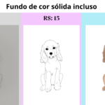Eu vou transformar seu pet em uma ilustração personalizada