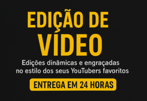 Eu vou fazer edição de vídeo focado em gameplay em ate 24hor...