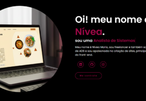 Eu vou criar sites com foco no front-end