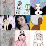 Eu vou fazer uma ilustração digital para você