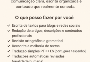 Eu vou escrever sua redação, revisão ou tradução