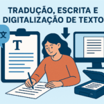 Eu vou fazer Tradução, escrita e serviços de digitação.
