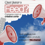 Eu vou criar os melhores criativos para suas redes socais