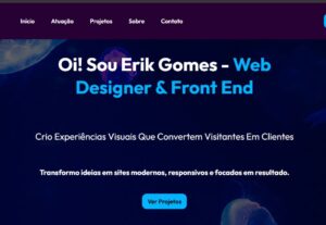 Eu vou criar uma página online para a sua marca