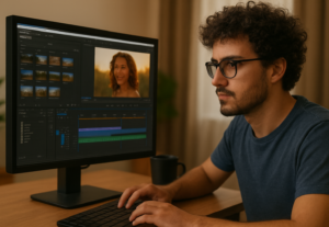 Eu vou editar seu vídeo no formato de shorts