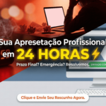 Eu vou criar seus Slides e entregá-los prontos em 24h