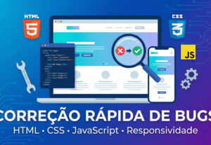 Eu vou arrumar seu site html, css e JavaScript