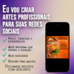 Eu vou criar artes profissionais para suas redes sociais
