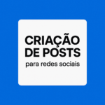 Eu vou criar posts + legendas para suas redes sociais.