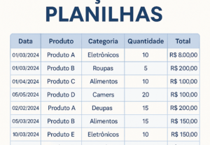 Eu vou Criar uma planilha prática e organizada