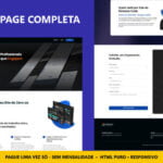 Eu vou desenvolver sua Landing Page responsiva e Profissiona...