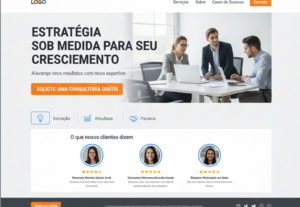 Eu vou criar uma landing page que converte para seu produto