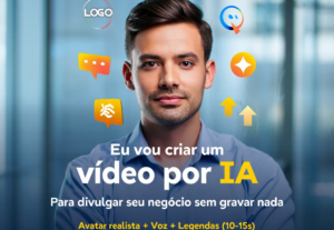 Eu vou criar um vídeo por IA para divulgar seu negócio