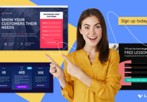 Eu vou fazer uma landing page profissional para você