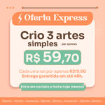 Eu vou criar 3 artes bonitas e acessíveis para você