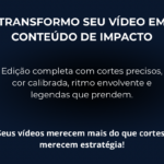 Eu vou editar seu Reels de forma dinâmica