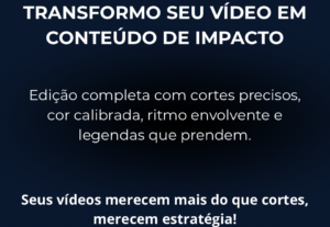 Eu vou editar seu Reels de forma dinâmica
