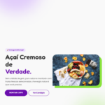 Eu vou criar uma Landing Page moderna em HTML e CSS