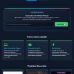 Eu vou criar uma Landing Page moderna em HTML e CSS