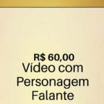 Eu vou criar seu vídeo usando Avatares falantes