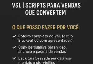 Eu vou ser Copywirter e roteirista, redator freelancer
