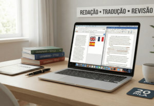 Eu vou fazer sua tradução profissional e redação de qualidad...