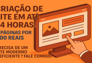 Eu vou criar um site profissional com até 5 páginas