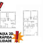 Eu vou criar uma planta baixa/arquitetônica rapidamente