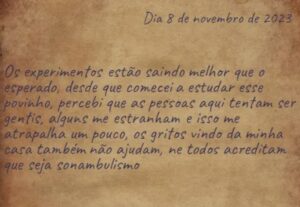 Eu vou Escrever um personagem para você