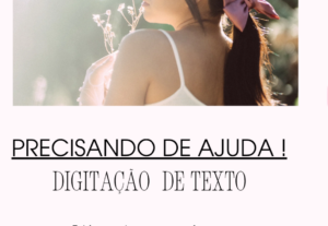 Eu vou Fazer a escrita, digitação e o seu resumo