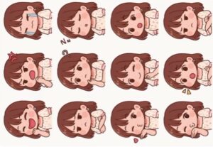 Eu vou fazer um kit de 12 figurinhas estilo Chibi de sua fot...